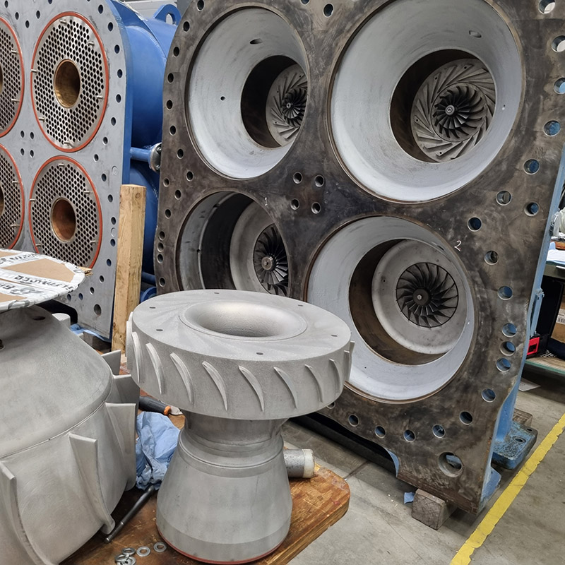 Installatie van industriële machine door Uptech